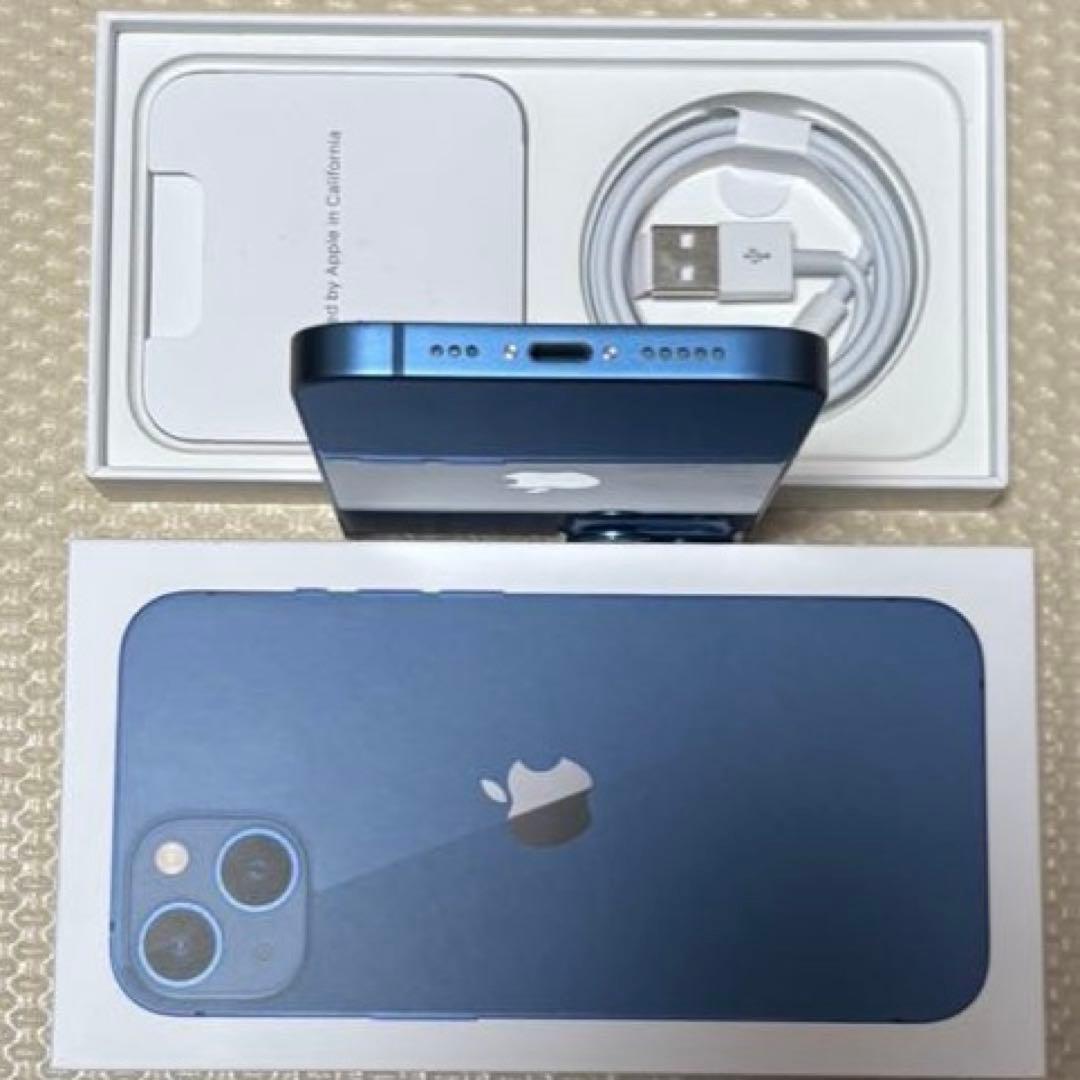 新品に近い！バッテリー100% iPhone13 128GB SIMフリー 本体