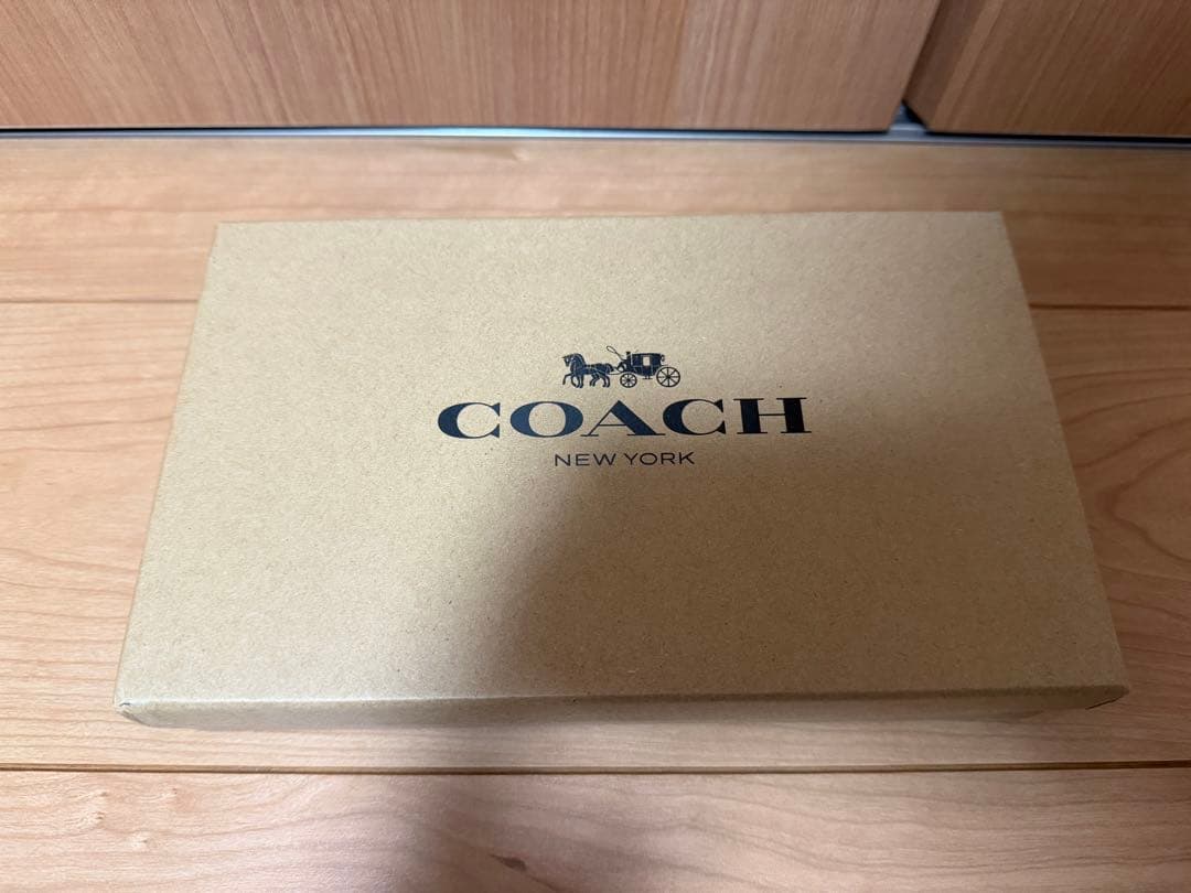 新品未使用 COACH コーチ ベルト ブラックレザー