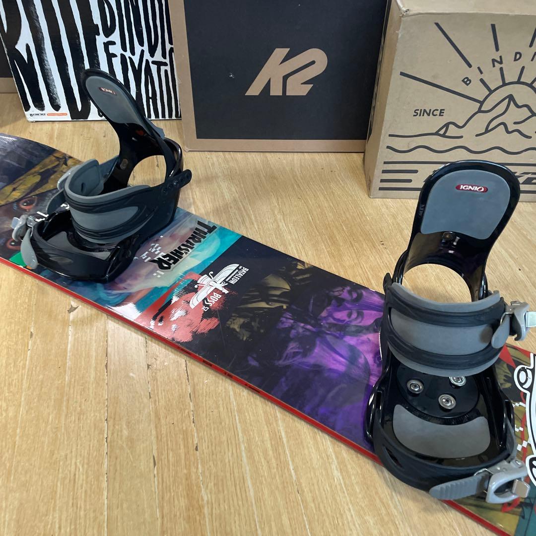 BATLEON×IGNIO　バタレオン　バインディング付スノーボードセット