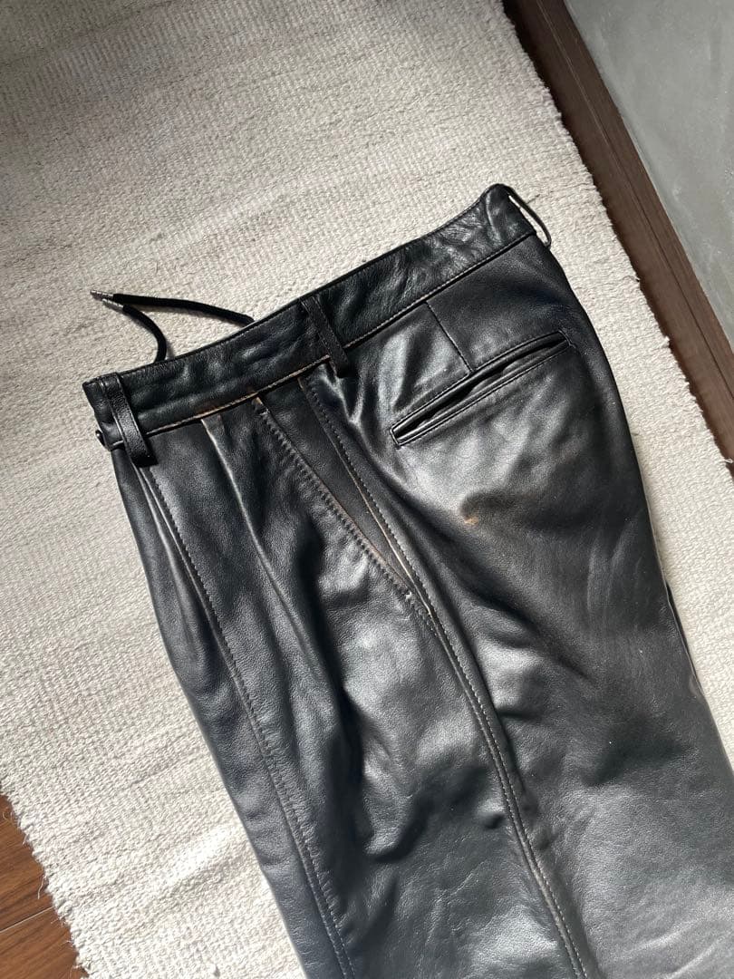CCU レザー ブラック パンツ Size2
