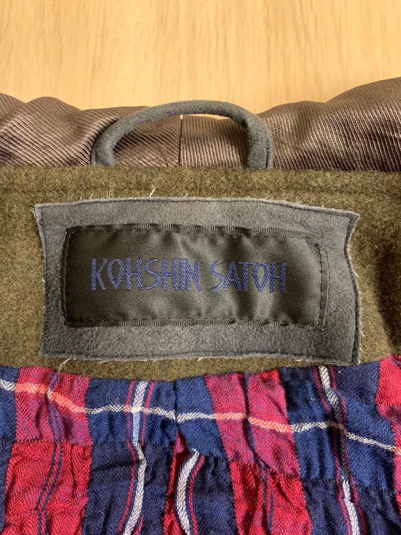 KOHSHIN SATOH ドッキング コート ファー docking coat