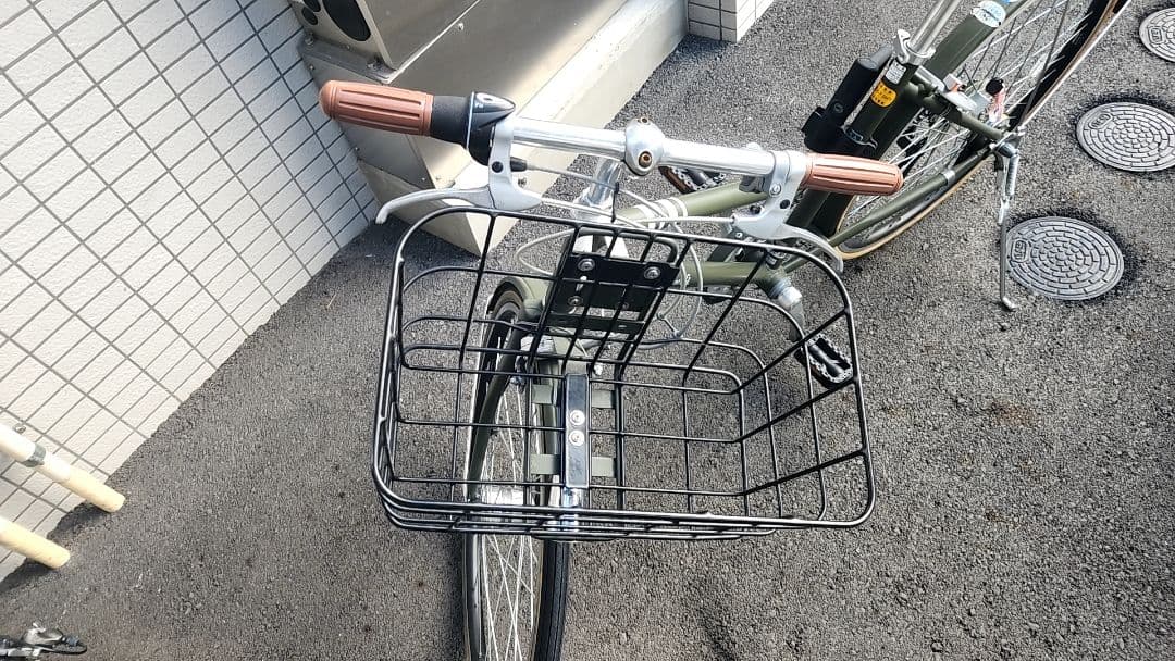 マークローザ　7S　専用かご付き　二重ロック　クロスバイク