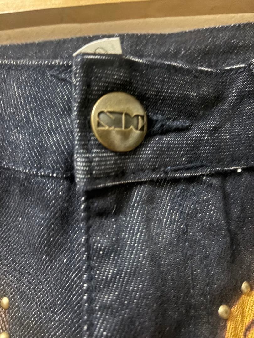 パンツ Sculptor X Ed Hardy Cracked Angel Denim