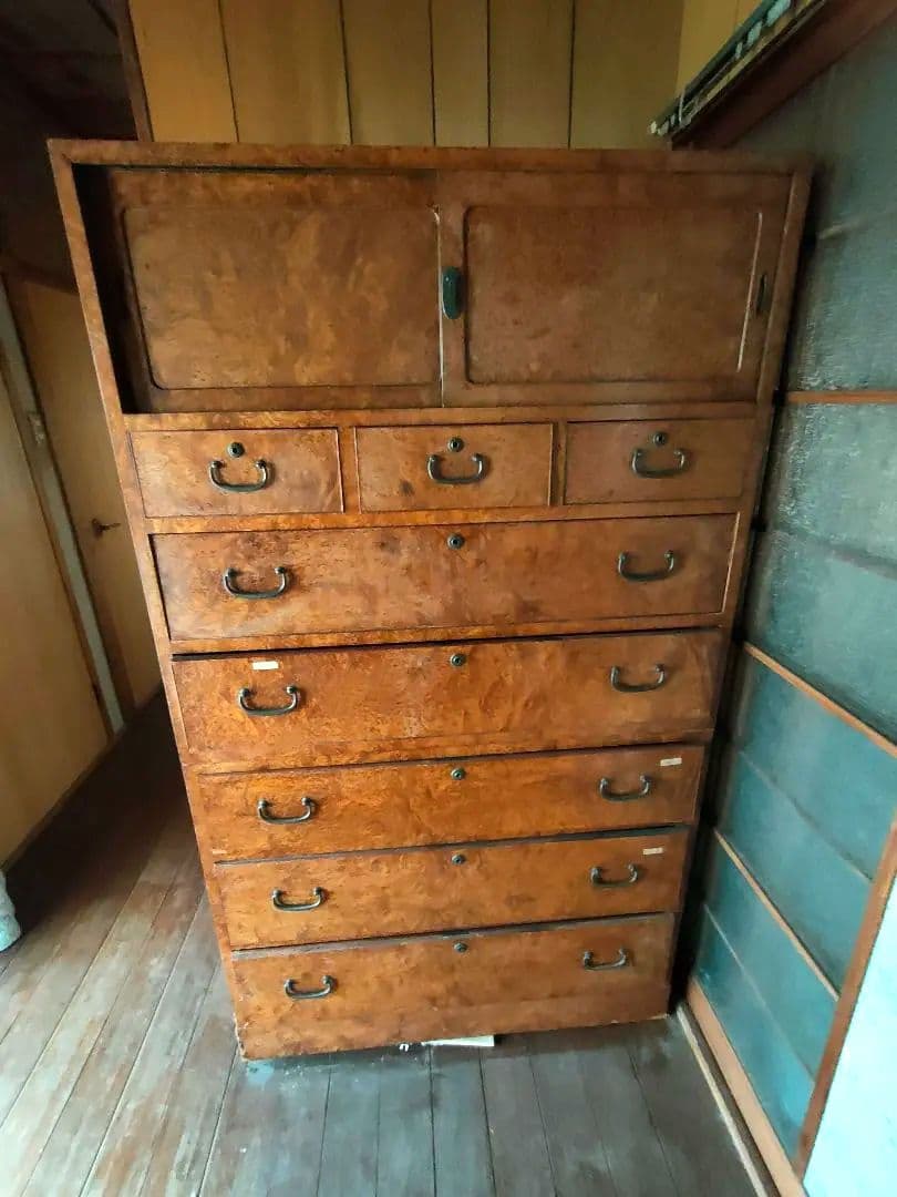 レトロな箪笥　横94cm 高さ163cm 奥行43cm