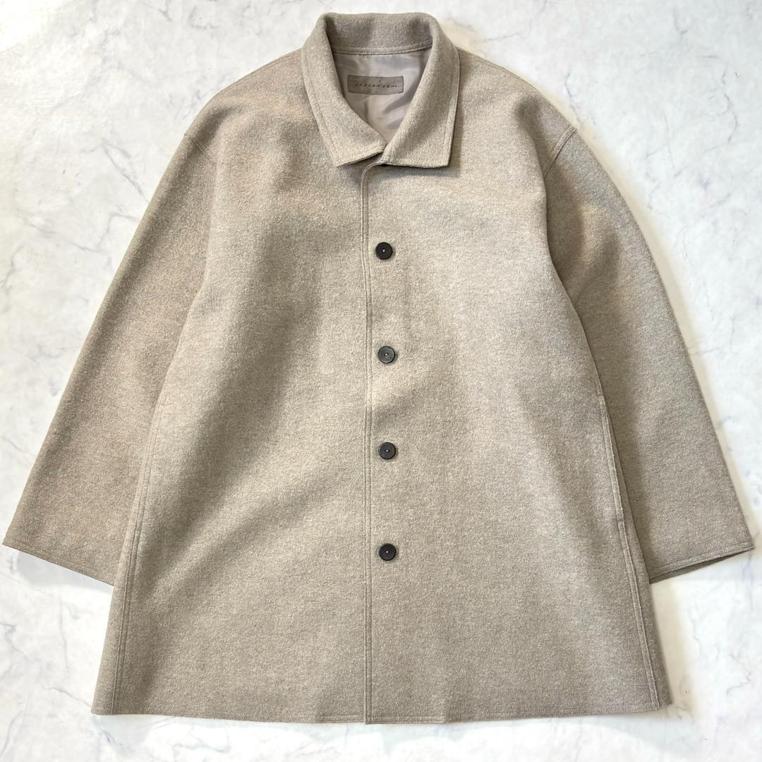 ヨーガンレール ステンカラーコート ウール ベージュ サイズM tm4