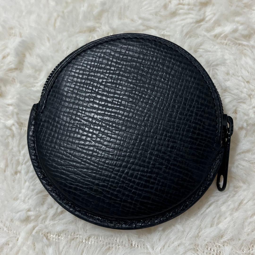 美品 ロエベ LOEWE アナグラム ブラック レザー 黒 ケース 小銭入