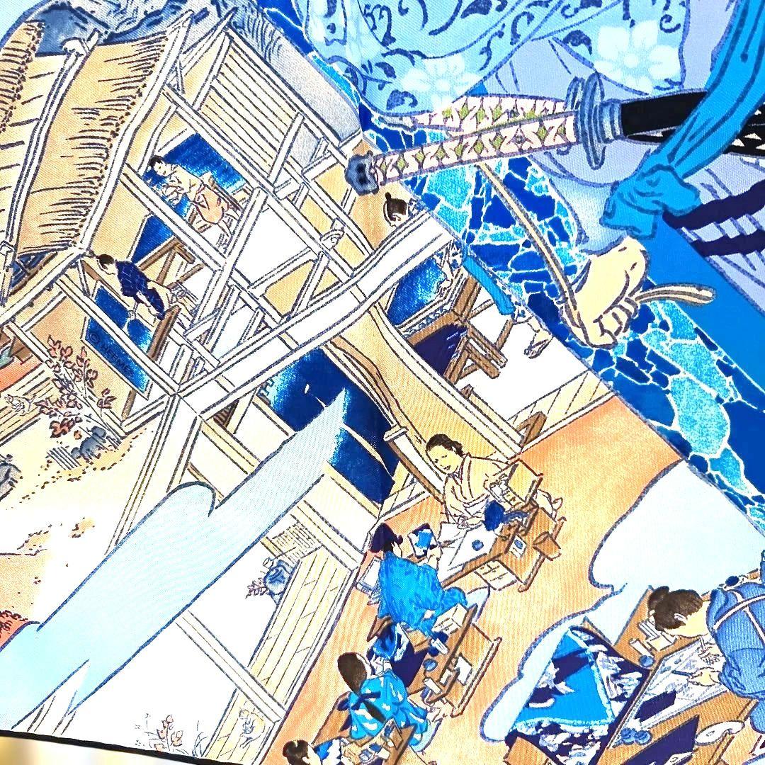 新品未使用タグ付き。 エルメススカーフ カレ90 エルメスの職人たち。