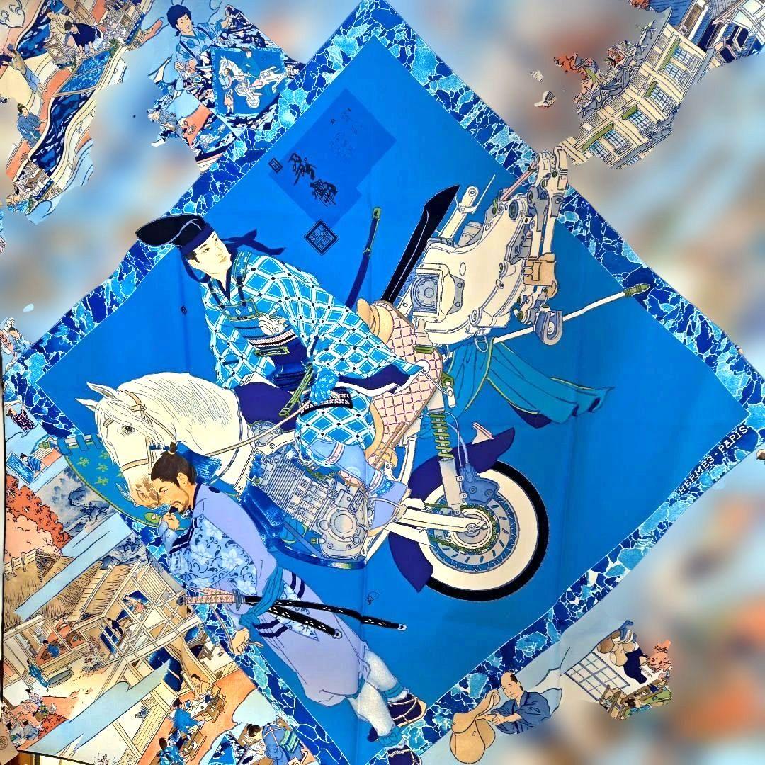 新品未使用タグ付き。 エルメススカーフ カレ90 エルメスの職人たち。