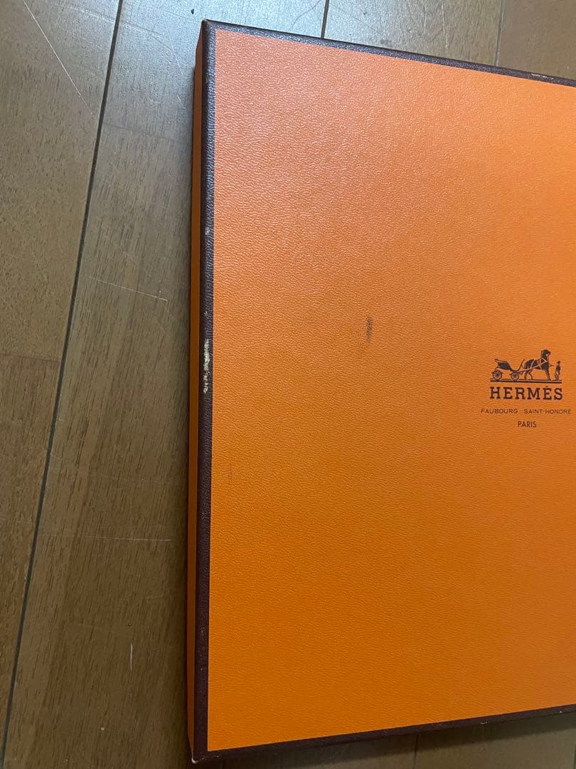 ②未使用 エルメス カレ90 花柄 スカーフ 箱付き