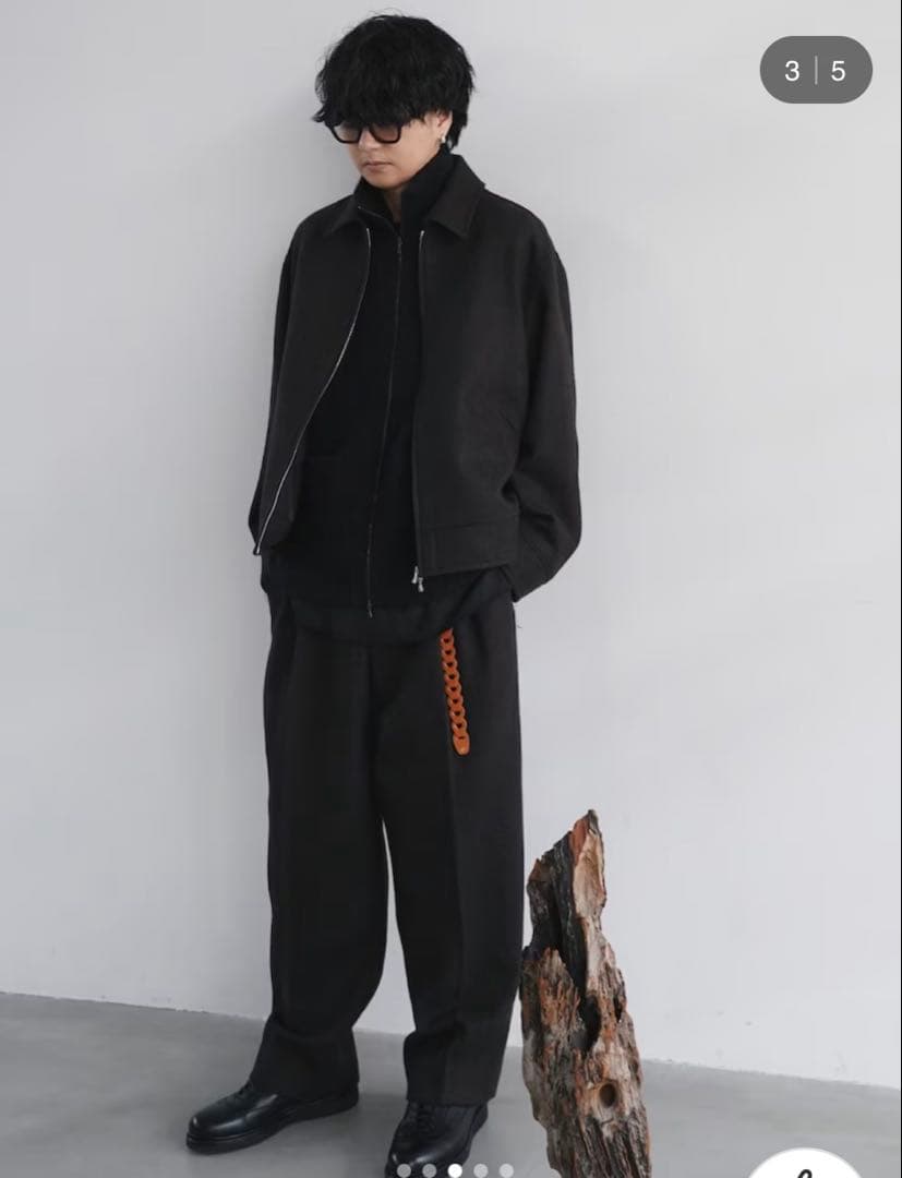 LIDNM リドム PREMIUM SHETLAND BLOUSON Sサイズ