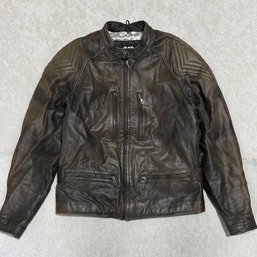 専用★L✨️ ハーレーダビッドソン　シングルライダース　レザージャケット　短丈