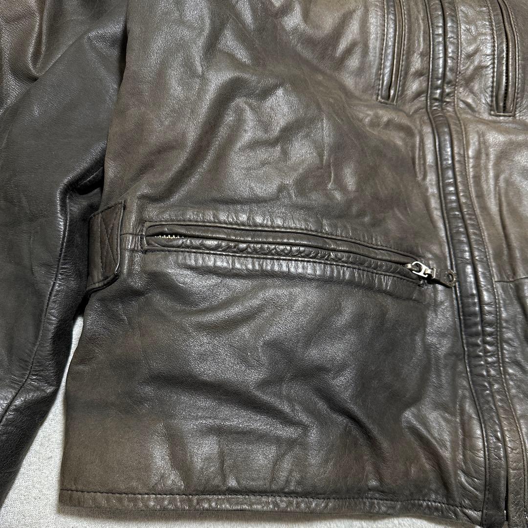 専用★L✨️ ハーレーダビッドソン　シングルライダース　レザージャケット　短丈