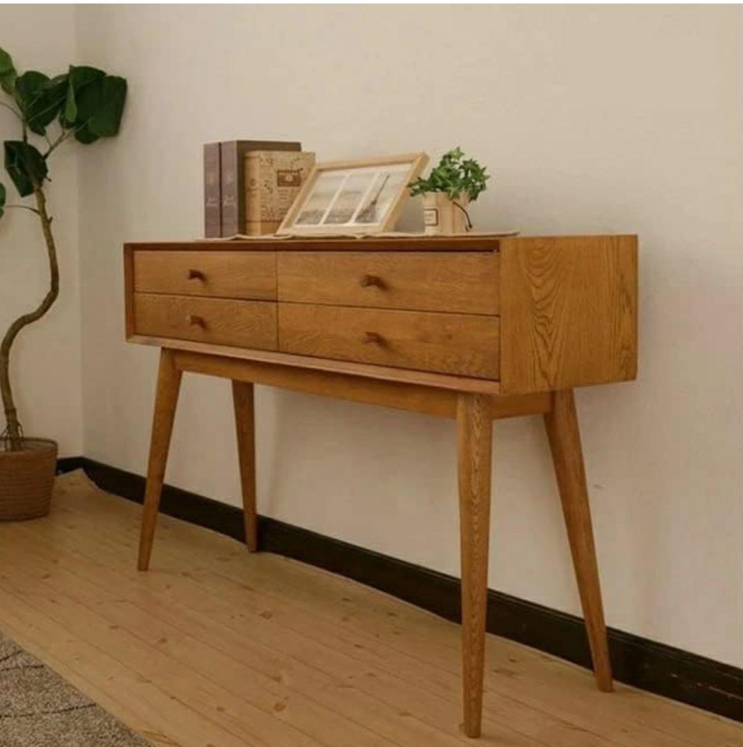 コンソールテーブル　シャルル　木製　北欧風