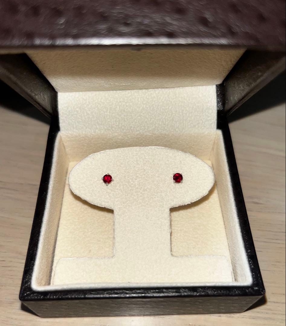 ANGARA 天然ルビーピアス