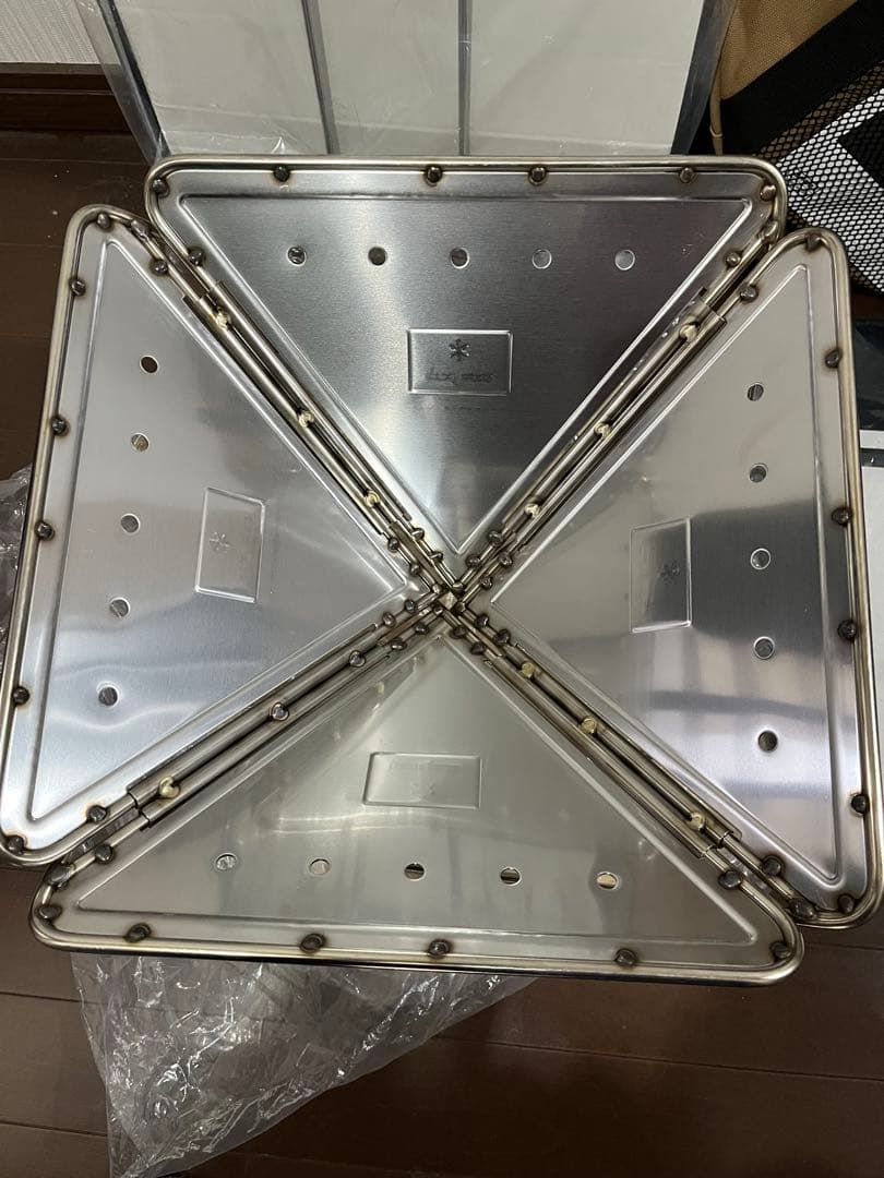 peak スノーピーク 焚き火台Mスターターセット　グリルブリッジ付き