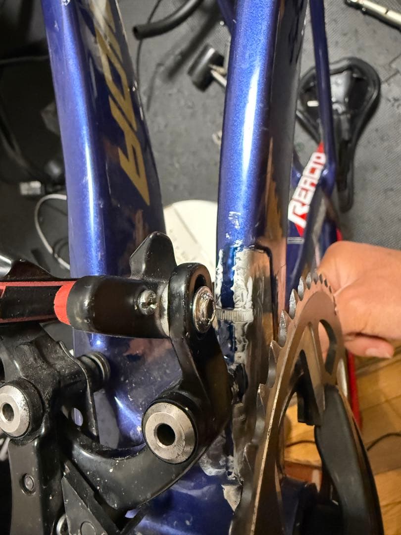 ロードバイクフレーム　ジャンク品　リアクト4000