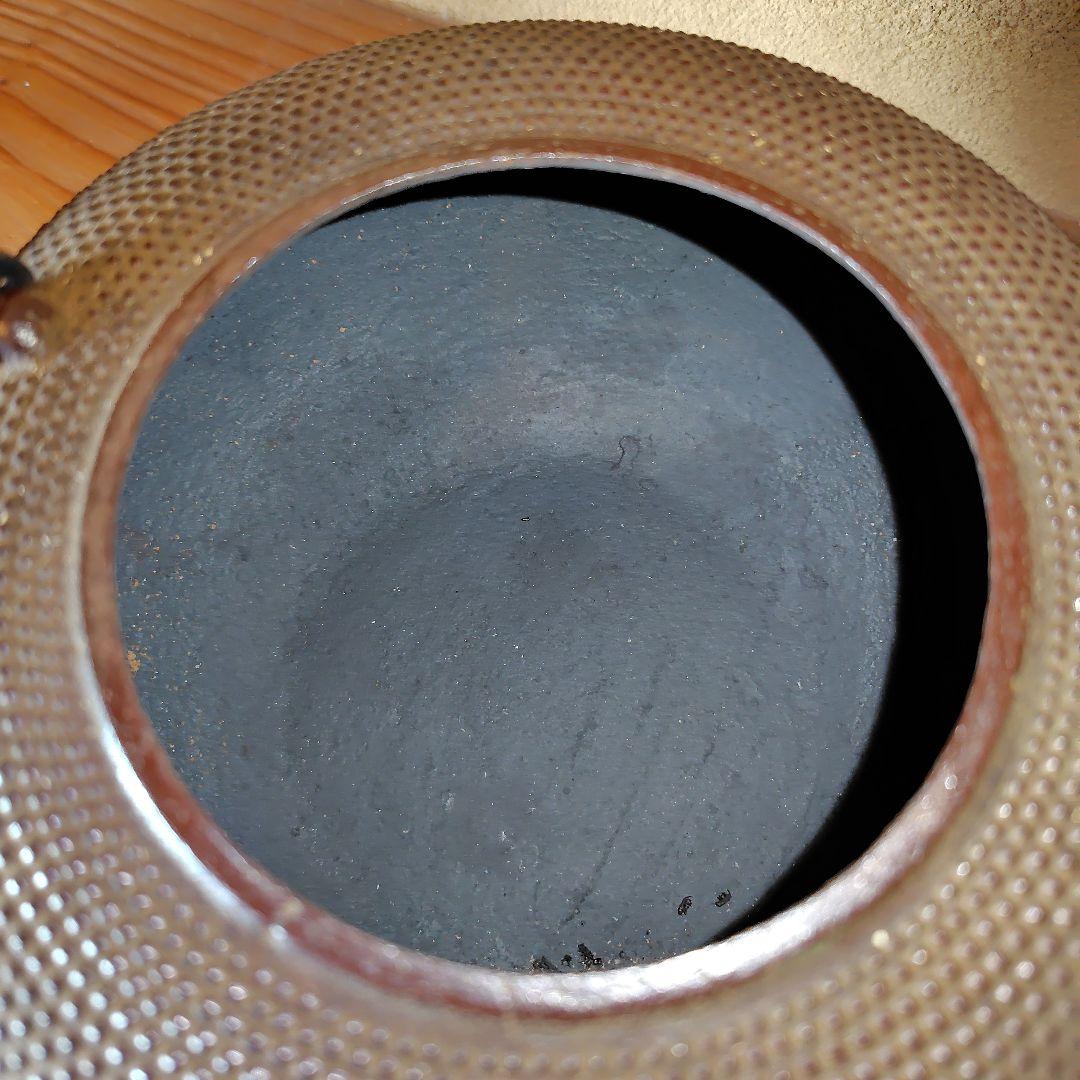 南部鉄瓶 　三巖堂1955年製骨董 70年前の南部鉄瓶