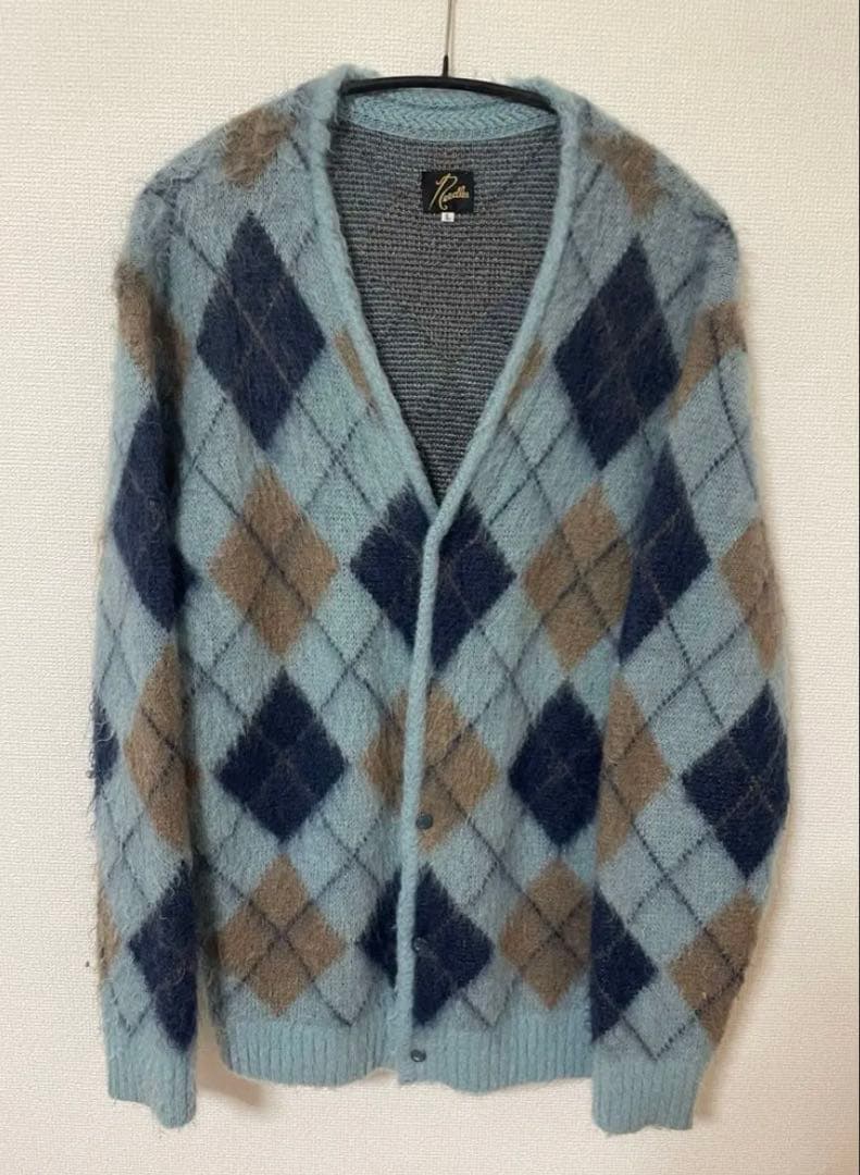 ニードルス　アーガイル柄カーディガン