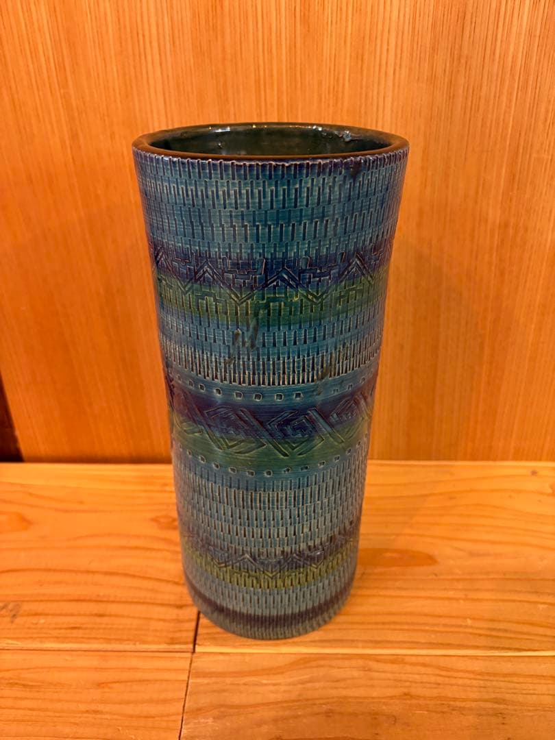 FLAVIA 傘立て リミニブルー　イタリア製　アンティーク