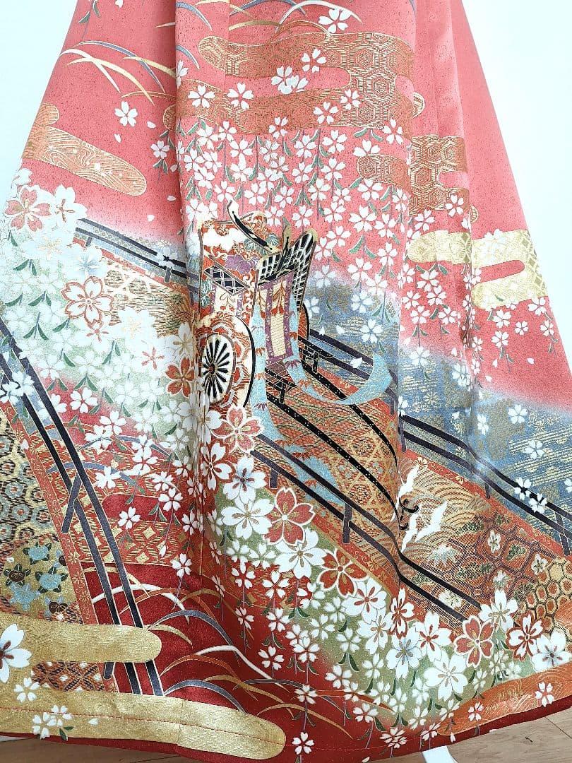 着物リメイクワンピース3669