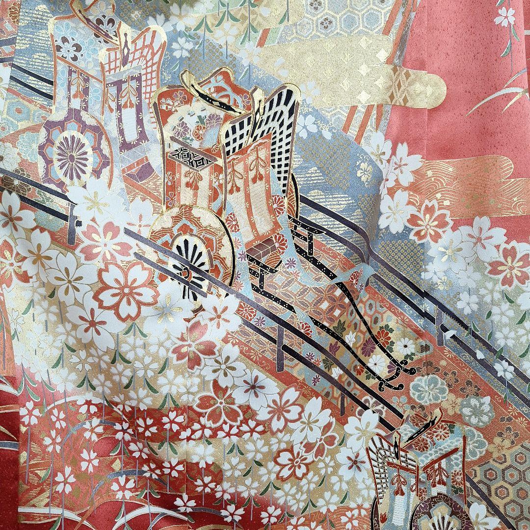 着物リメイクワンピース3669