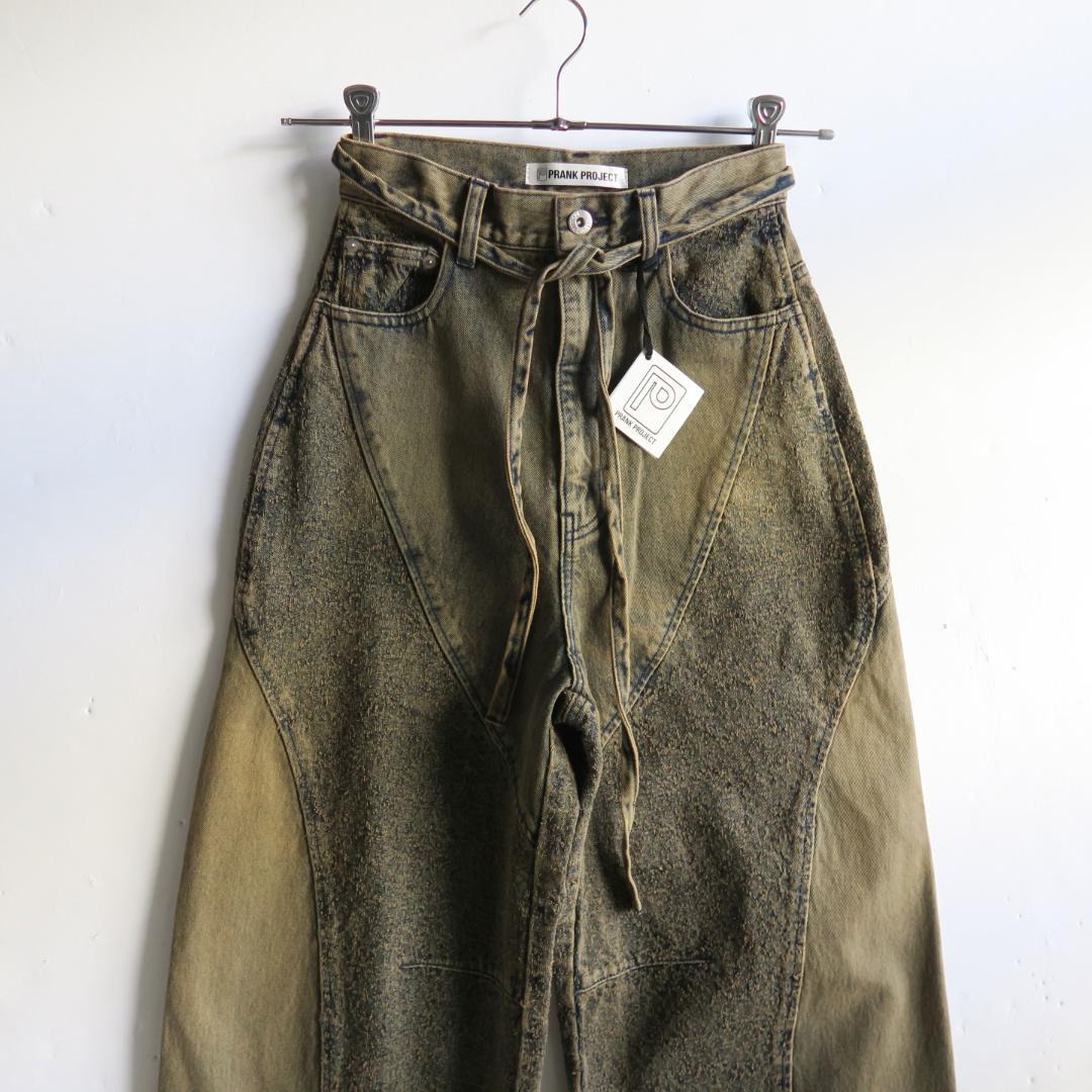 パンツ PRANK PROJECT Needle Punch Panel Denim
