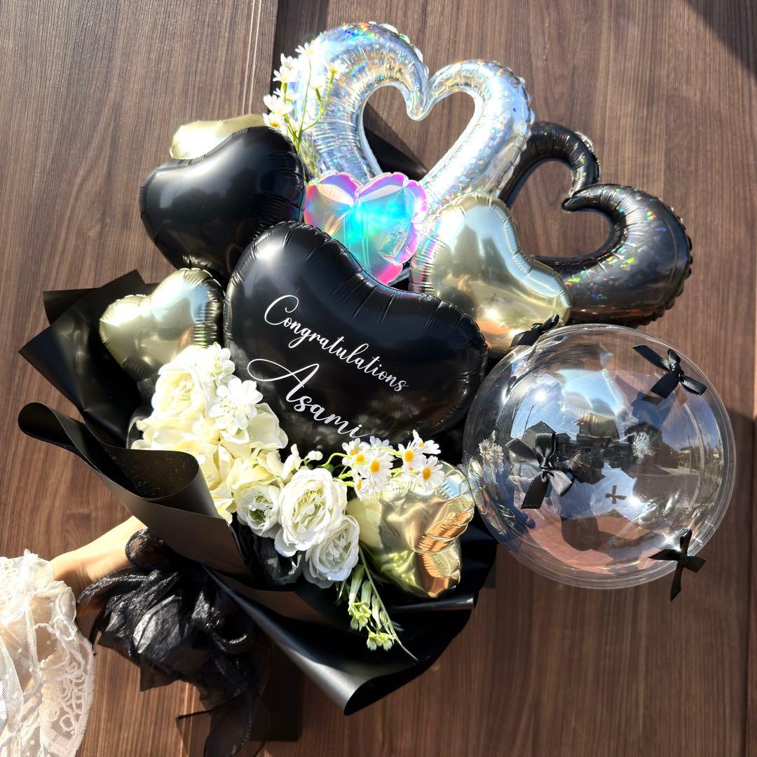 卒業式❤︎BIGバルーンブーケ花束｜風船 ギフト 誕生日 生誕祭 ピンク