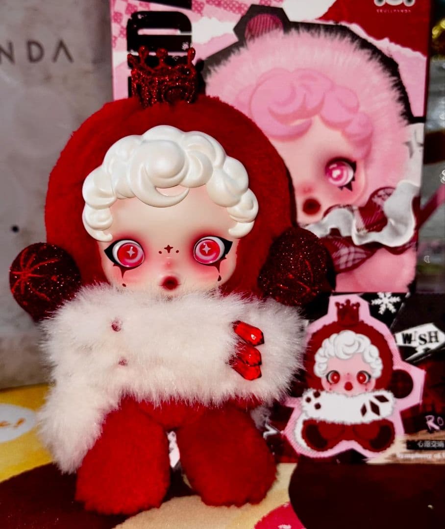 M*a様 POPMARTスカルパンダWinter Symphonyぬいぐるみ シ
