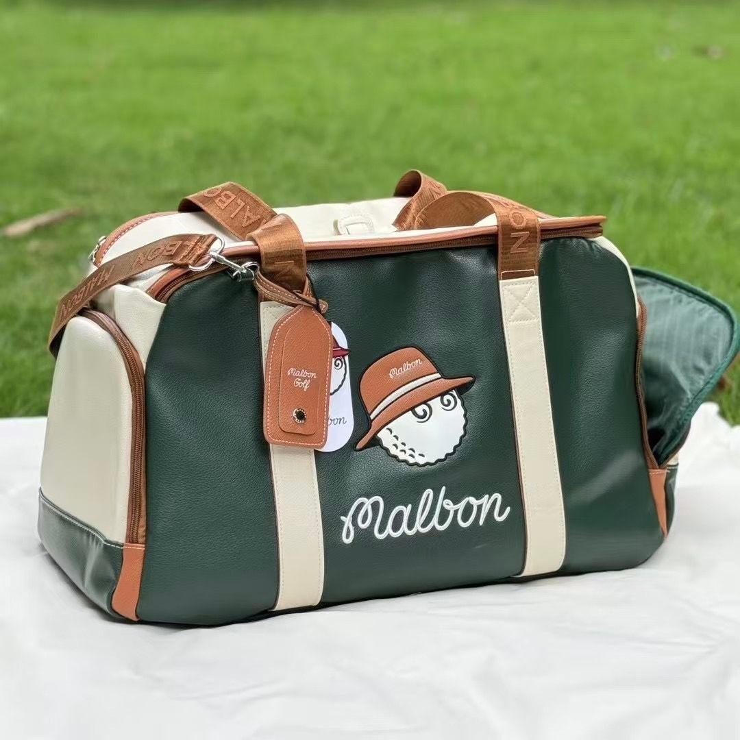 即発送2色展開●マルボンゴルフボストンバッググリーン