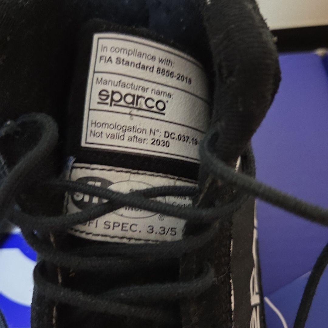 Sparco FIA 8856-2018 レーシングシューズ ブラック