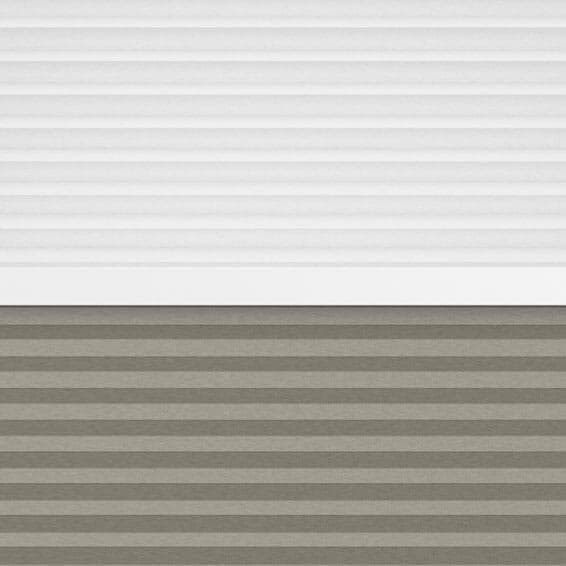 未使用　ハニカムシェード　ブラウングレー　64×97