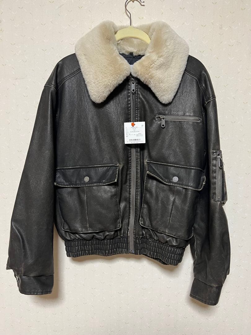 新品未使用　SLY ヴィンテージフェイクレザージャケット