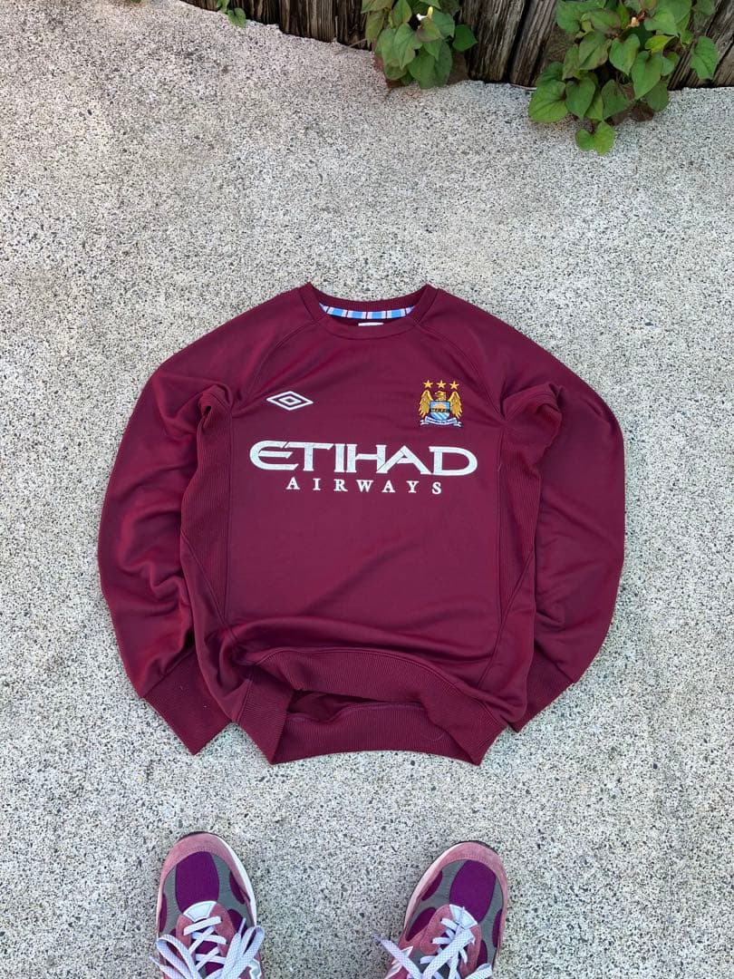 【希少】UMBRO×マンチェスターシティ/スウェット/ドリルトップ M