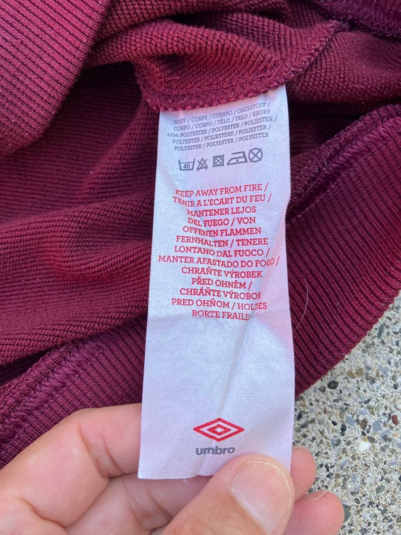【希少】UMBRO×マンチェスターシティ/スウェット/ドリルトップ M
