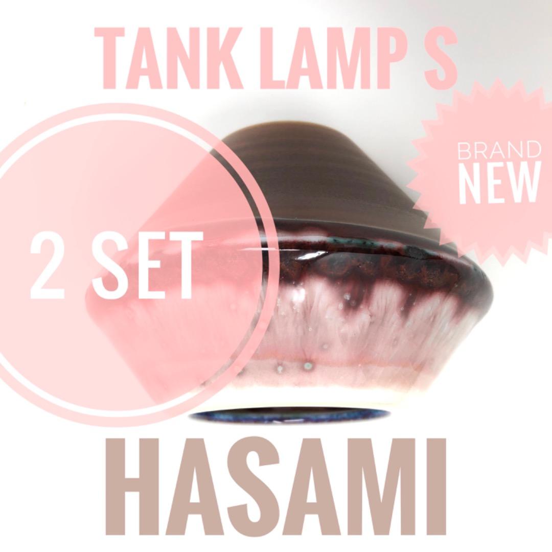 新品/箱付/2/個 マルヒロ ハサミ HASAMI タンクランプ/S レッド/赤