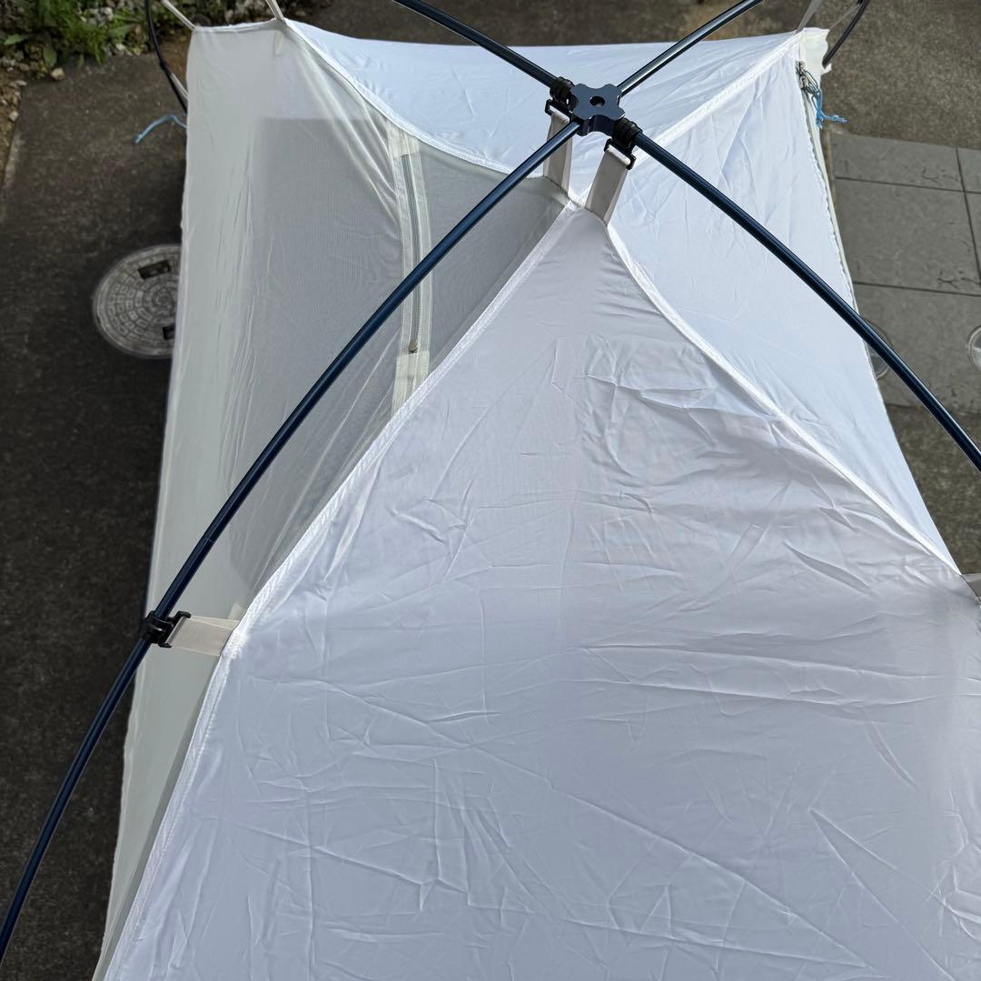 美品モンベル　クロノスドーム2 ブルー山岳テント軽量コンパクト