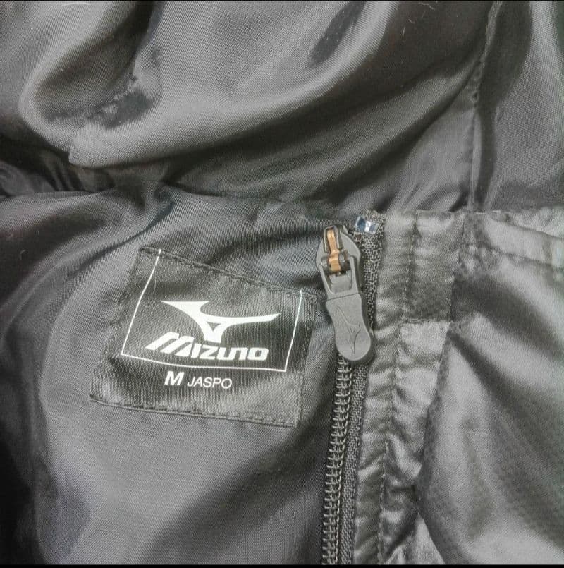 MIZUNO ミズノ ダウンベンチコート ロング ブラック M フード付