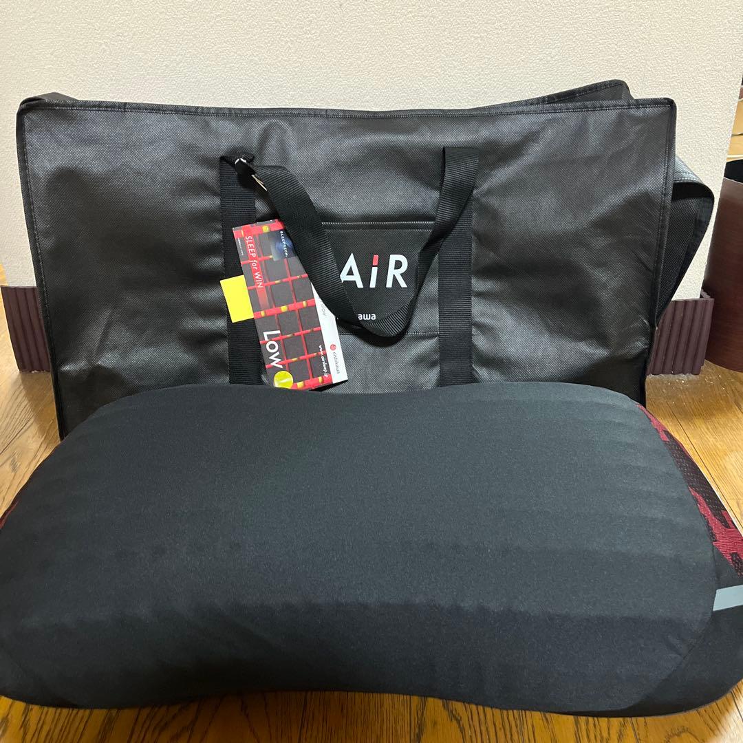 西川AiR4DXピロー低め　レッド