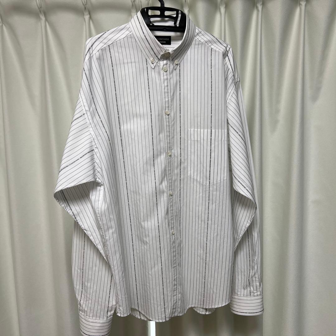 ★定価14万★ BALENCIAGA ピンストライプシャツ