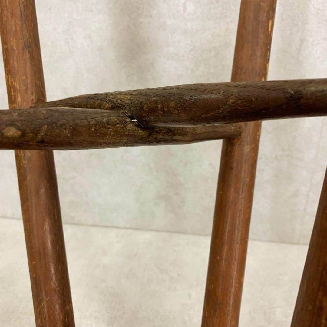 丸椅子 スツール 木製 古道具 古家具 丸イス 昭和レトロ インテリア