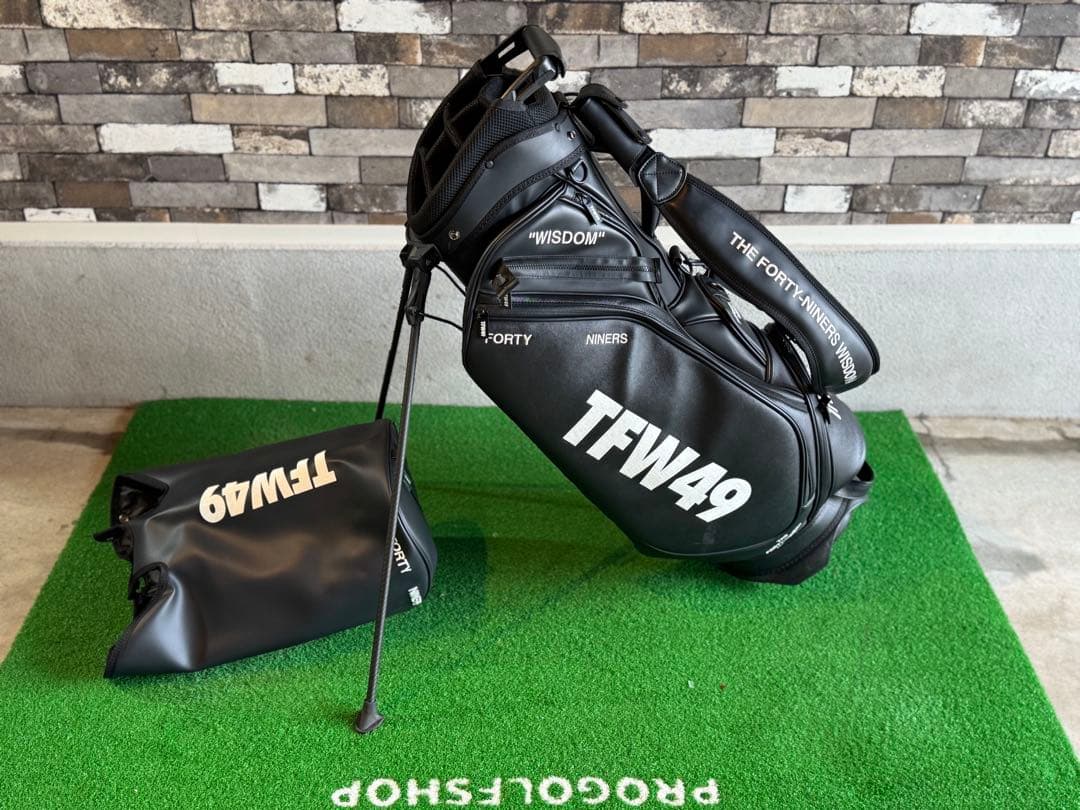 TFW49 ブラック キャディバッグ