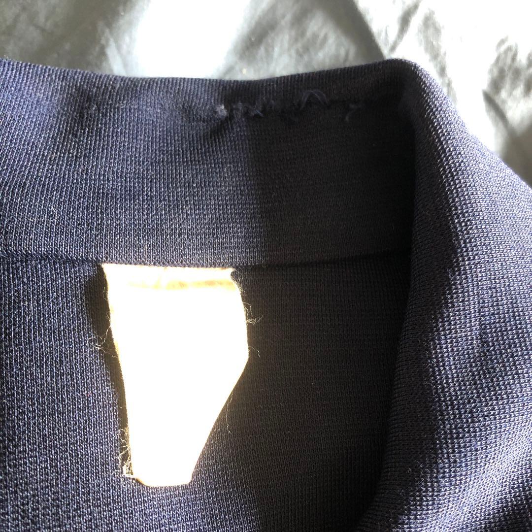 アディダス　'70ヴィンテージ西ドイツ製ガイコツジャージネイビーD.I.50