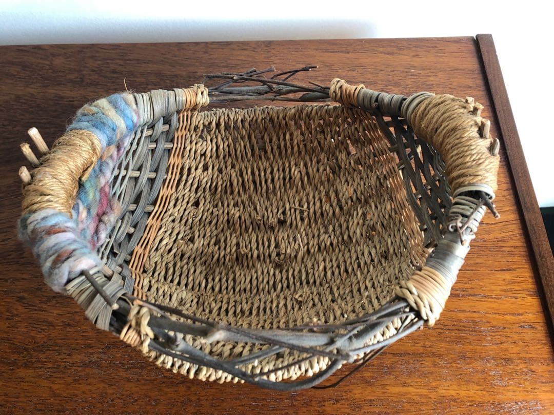 アメリカ カリフォルニア　かご２点セット