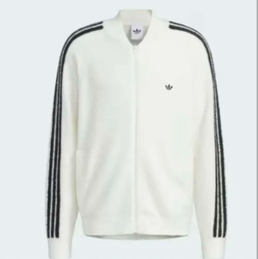adidas XL SST トラックトップ ニット ホワイト 新品未使用