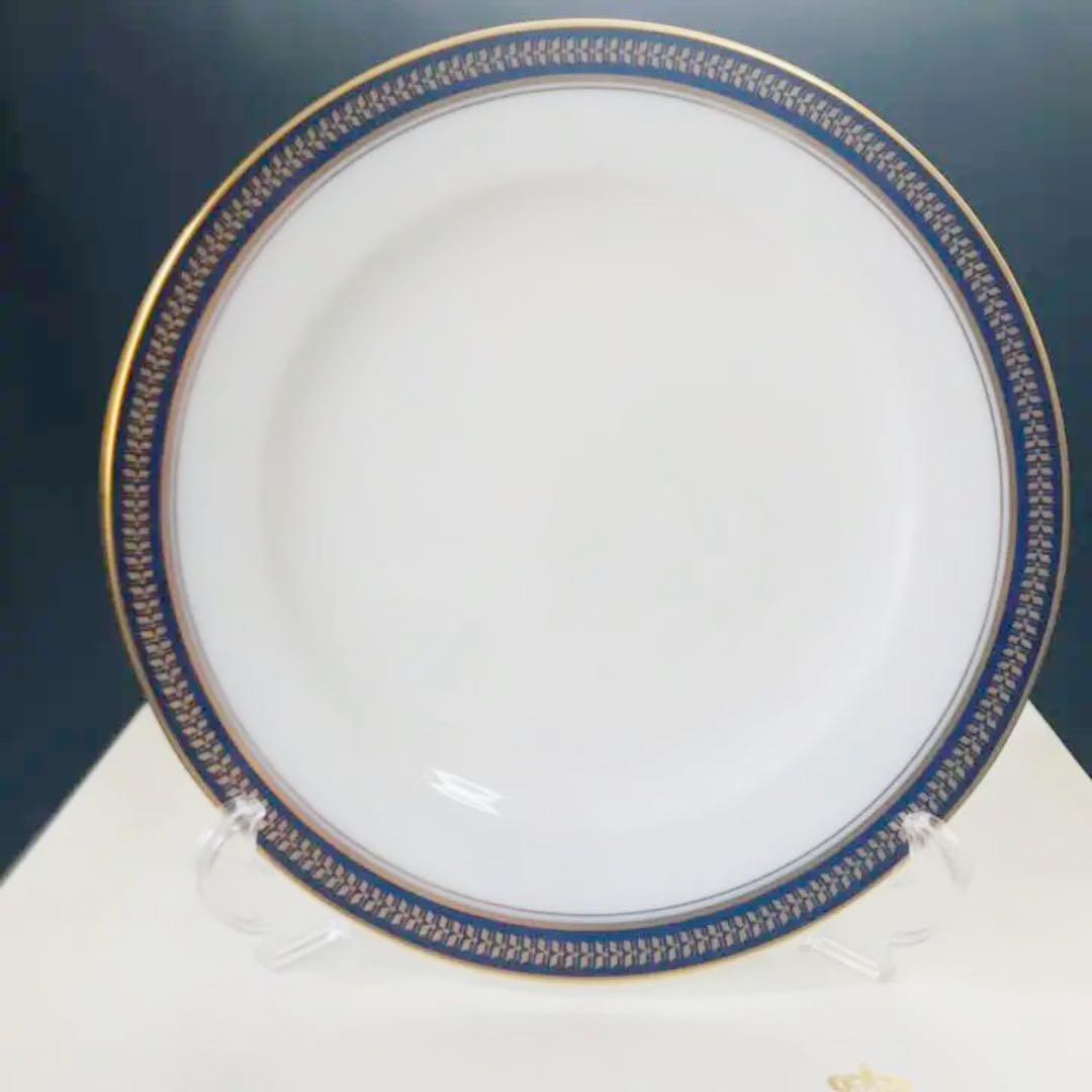 大倉陶園　ゴールドウィング　瑠璃　20cm  ６枚セット