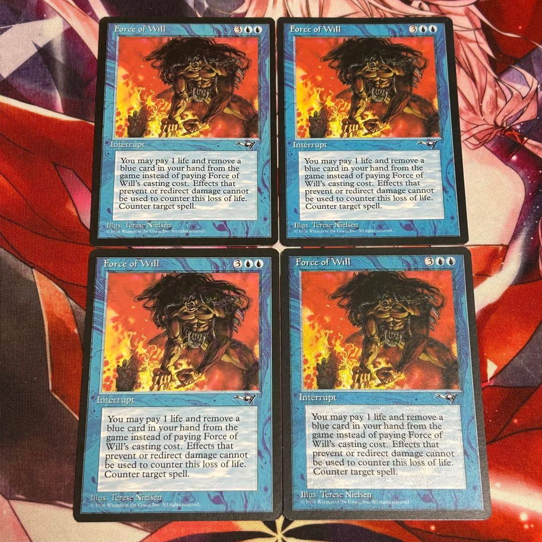 英語4枚セット《意志の力/Force of Will》[ALL] アライアンス