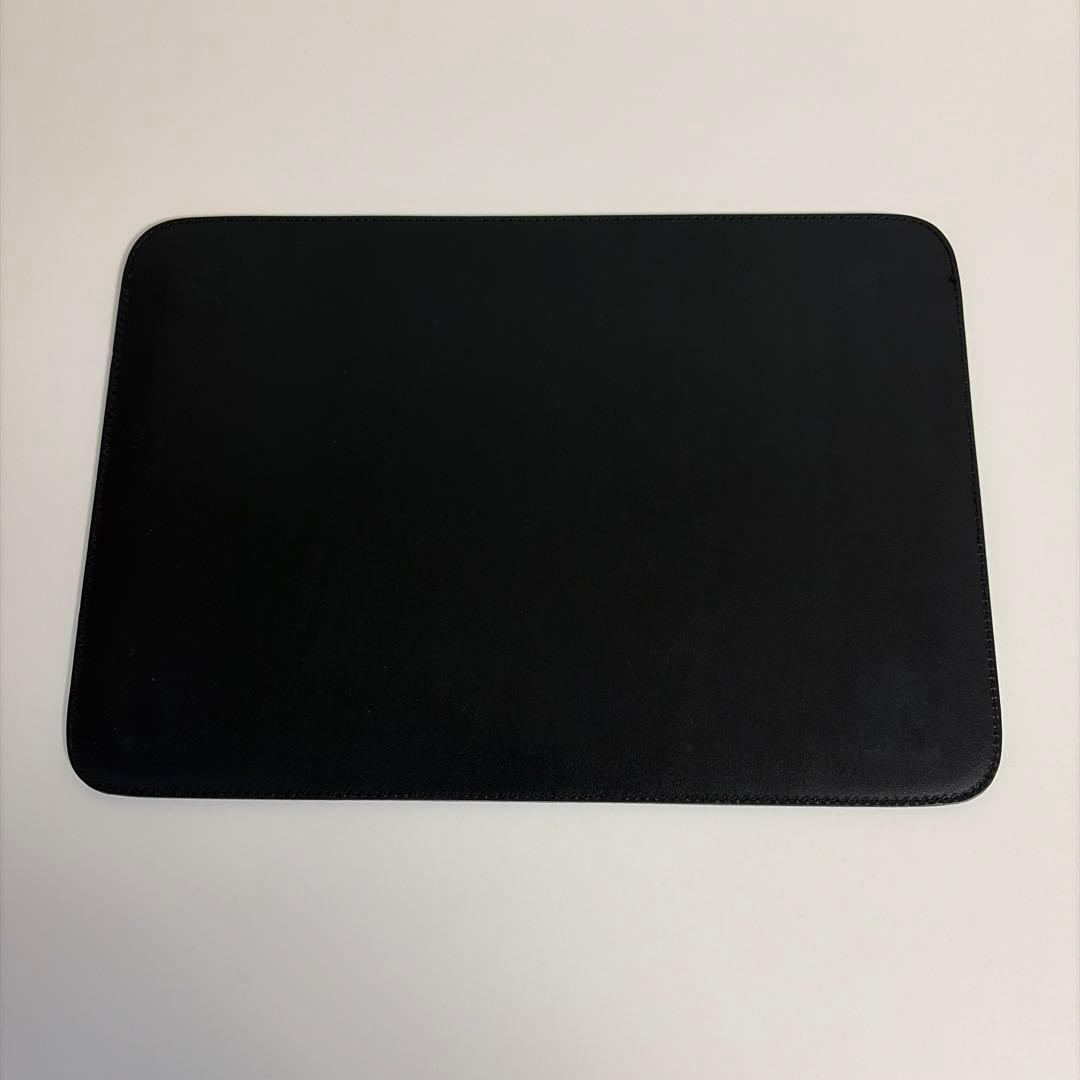 drip レザー MacBookケース 13インチ ブラック