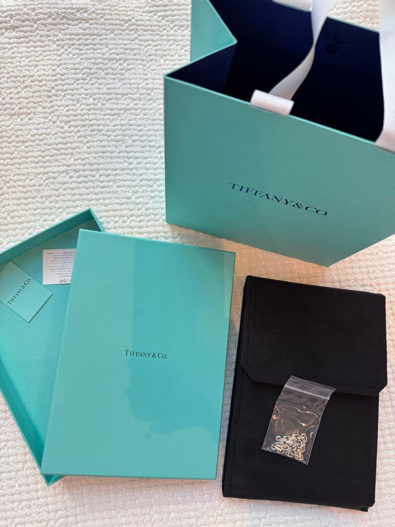 【希少】ティファニー メイカーズ チェーン ネックレス シルバー＆18Kゴールド