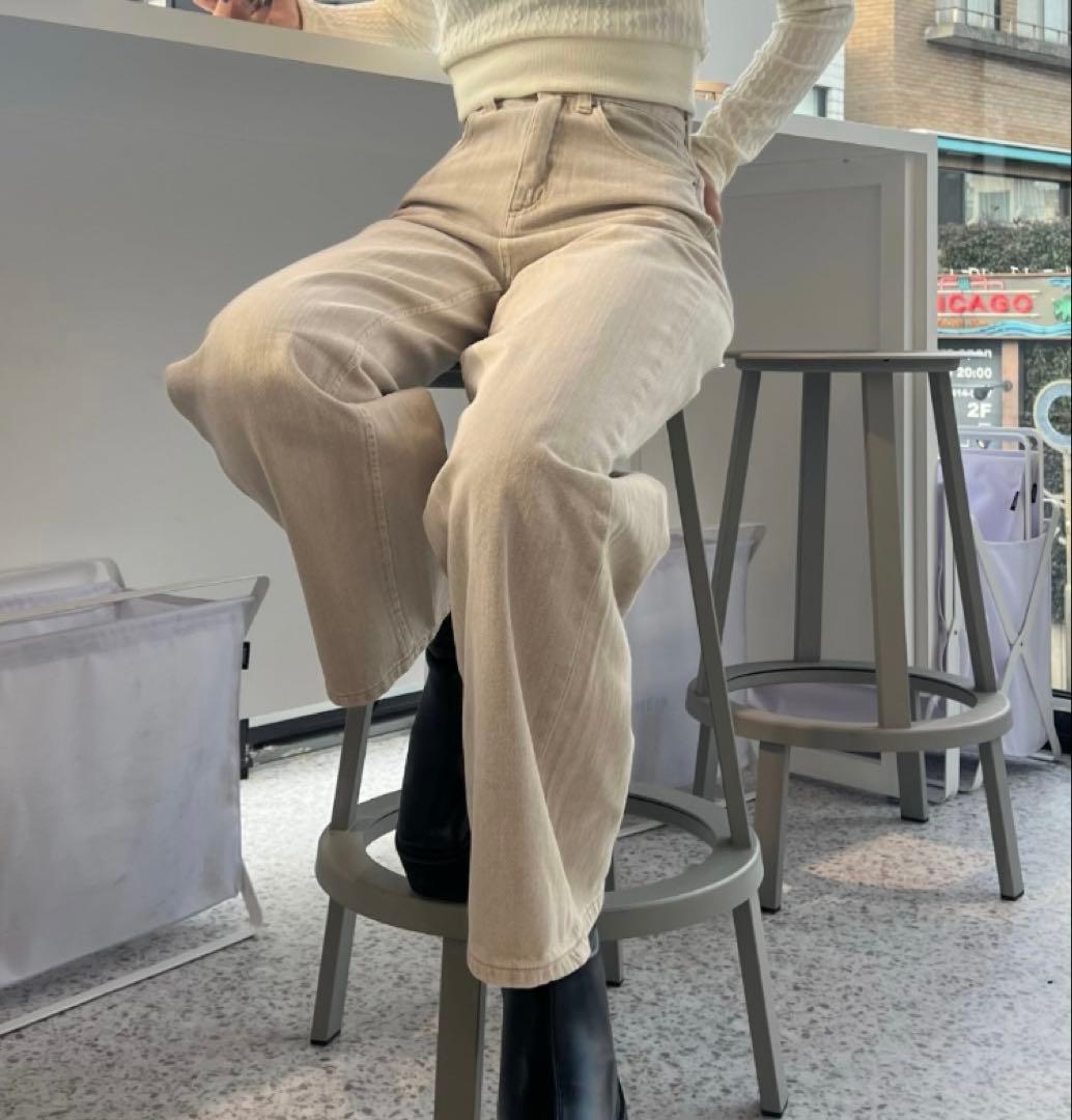 2(g+c) TWWデニム　gray-beige XXS/S