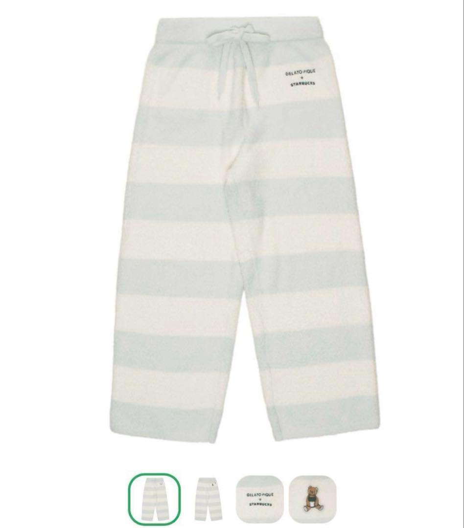 【上下セット】gelato pique スターバックス コラボ ルームウェア